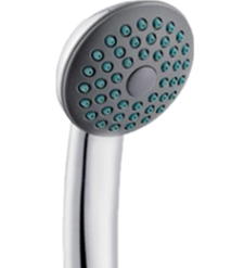 Zuhanyfej vízkőmentes 1 állású krom