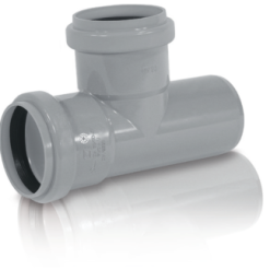 PP lefolyó T-egal 40/40x90°-os /PVC/