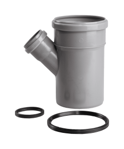 PP lefolyóág 110/50x45°-os /PVC/