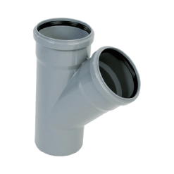 PP lefolyóág 110/110x45°-os /PVC/