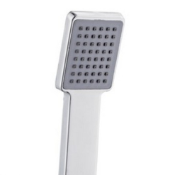 Zuhanyfej vízkőmentes szögletes