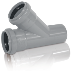 PP lefolyóág 40/40x45°-os /PVC/