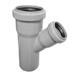 PP lefolyóág 50/40x45°-os /PVC/