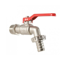 Kerticsap tömlővéges golyós 3/4”