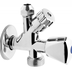 Kombinált sarokszelep 1/2"