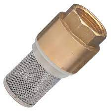 Lábszelep 3/4" rugós  réz