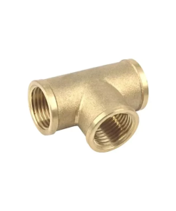 T.elágazás 3/8" sárgaréz /T.egál/