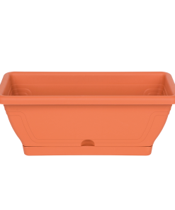 Virágláda tálcás (40 cm-es) 6L /virágcserép/