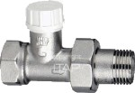 Radiátorszelep visszatérő 1/2" egyenes /hagyományos/