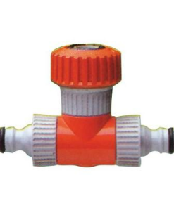 SIROFLEX 4491 tömlővéges és 2db kuplungos T elágazó 3/4"