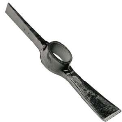 Csákány kereszt-lapos nyél nélkül 2,5kg