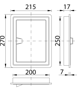 Alternative view of Csempe ajtó 200x250