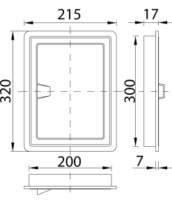 Alternative view of Csempe ajtó 200x300