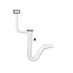 TEXO Flexibilis mosogató szifon 1med 40mm 5/4" leeresztővel+túlf.