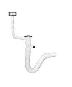 TEXO Flexibilis mosogató szifon 1med 40mm 5/4" leeresztővel+túlf.