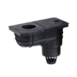 Kültéri víznyelő eresz bekötéssel 110mm