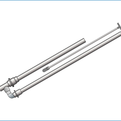 Kútpumpa békaszelepes w50/40-50 PVC /visszacsapó szelepes/