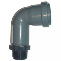 PVC könyök szivattyú csatlakozó 40-1"-os KM /kút/