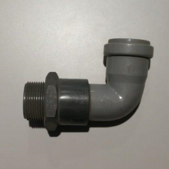 PVC könyök szivattyú csatlakozó 50-5/4"-os KM /kút/
