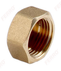 Zárókupak 3/4" sárgaréz