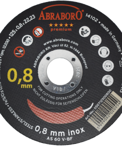 Vágókorong 125x0,8x22mm-es inox prémium
