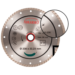Gyémánt vágótárcsa 230x22mm-es turbó