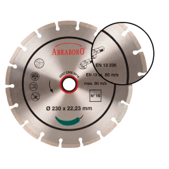Gyémánt vágótárcsa 115x22mm-es szegmenses