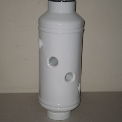 Füstcső zom. hődob 118 fehér