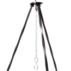 Bogrács állvány 120-as fekete csavart