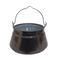 Halfőző bogrács 16L-es zománcos