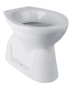 WC csésze laposöblítésű, alsó kifolyású /import/