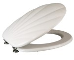 WC ülőke fehér kagyló mintájú /Lagoon/