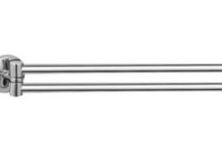 Törölközőtartó lengő 2 ágú krom