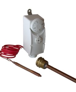 Csőtermosztát WPR-90GC kapillárcsöves, merülőhüvelyes