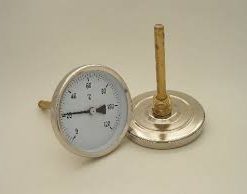 Kazánhőmérő fémházas 80mm