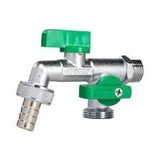 Kerticsap 2xtömlővéges golyós 1/2"-3/4"-3/4"